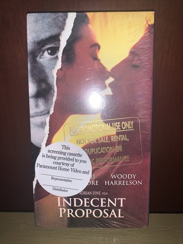 Indecent proposal vhs - proposal, 1993