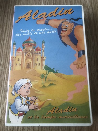Cassette vidéo vhs - vidÉo, aladdin